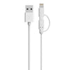Cargar imagen en el visor de la galería, Cable 1.5mt  Multiple USB  con USB Micro(Android) - Lightning(Iphone)