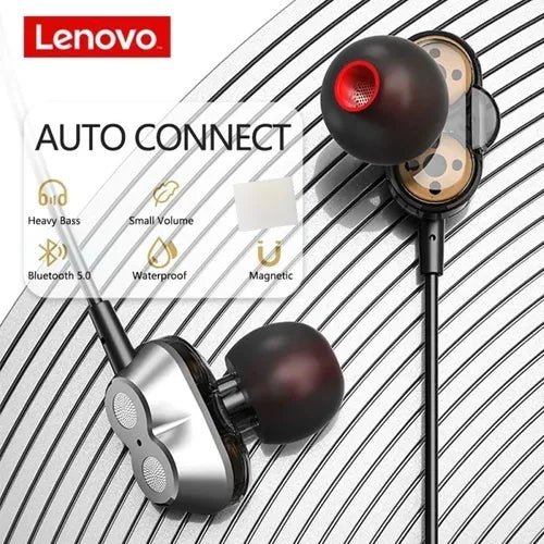 Audifonos Bluetooth Lenovo Deportivo He08 Negro